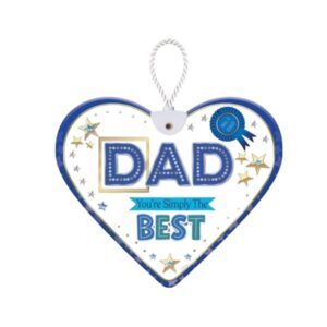 Heartfelt By Sensations Dad Heartfelt Ceramic Heart - Dad