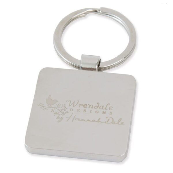 Wrendale Keyring Reverse of Wrendale 'Paws for a Picnic' keyring with laser etched logo