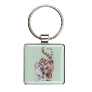 Wrendale 'Feline Good' cat keyring