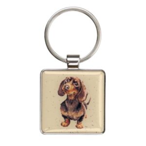 Wrendale 'Little One' Dachshund Keyring
