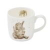 Wrendale 'Role Models' Elephant Mug with elephant illustration and inner rim design