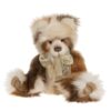 Annie Versary Charlie Bears Charlie Bears Annie Versary panda teddy bear with cream and brown plush fur sitting upright
