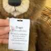 Tag certifying Charlie Bears Boggle as limited edition from Plumo collection