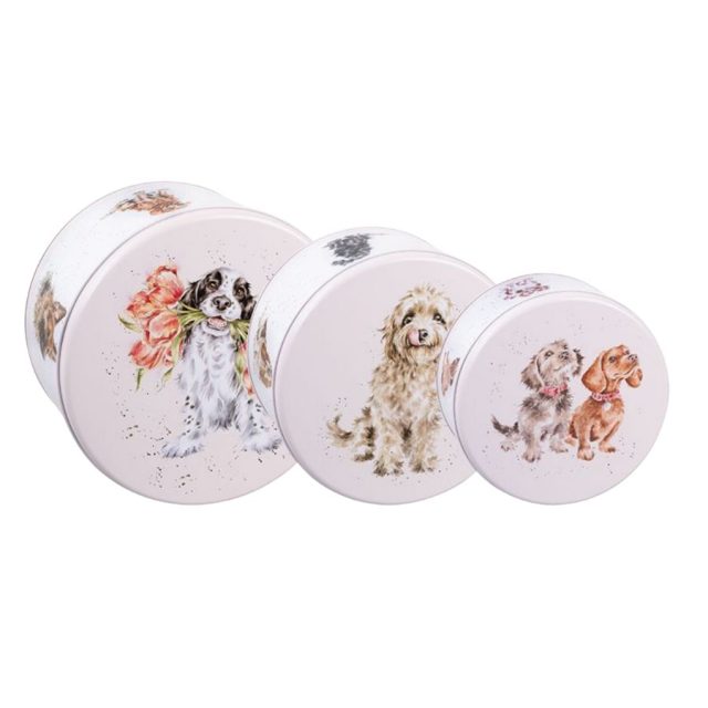 Wrendale 'A Dog's Life' Dog Cake Tin Nest