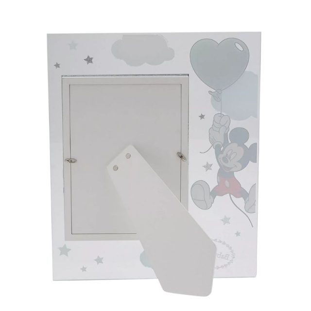 Disney Photo Frame 5x7 Mickey Mouse Disney 5" x 7" Mickey Mouse Real Silver 999 Plated Glass Frame