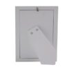 Rear view of Disney 4 x 6 Mickey Mouse photo frame with white wooden back and stand