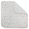 Flopsy Baby Collection Blanket by Beatrix Potter showing patterned fabric with characters and soft backing