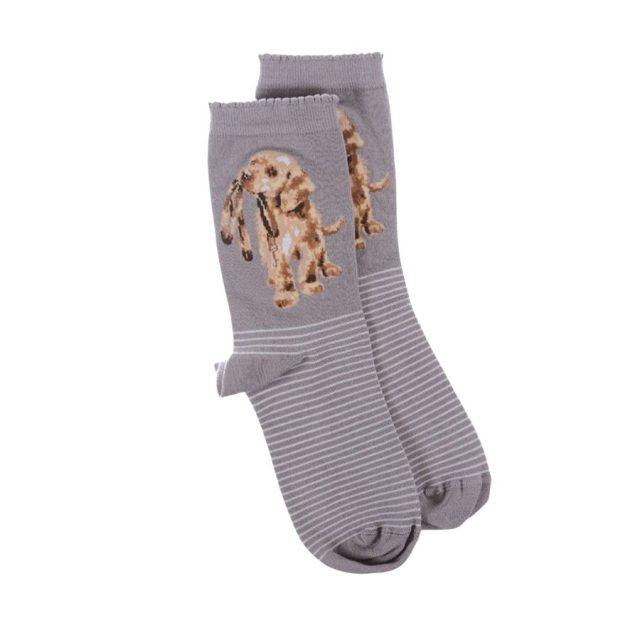 'Hopeful' Labrador Socks Wrendale Wrendale 'Hopeful' Labrador Socks
