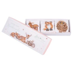 'Little Forest' Woodland Animal Baby Socks Wrendale 'Little Forest' Woodland Animal Baby Socks