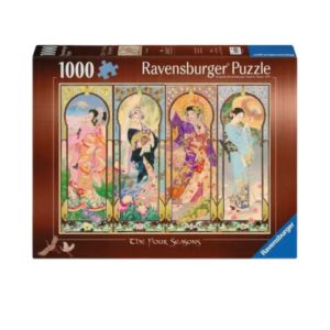 Ravensburger The Four Seasons 1000 piece puzzle box showing four Japanese style seasonal designs