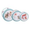 'The Country Set' Nesting Cake Tins Wrendale Wrendale The Country Set cake tins side by side showing detailed illustrations