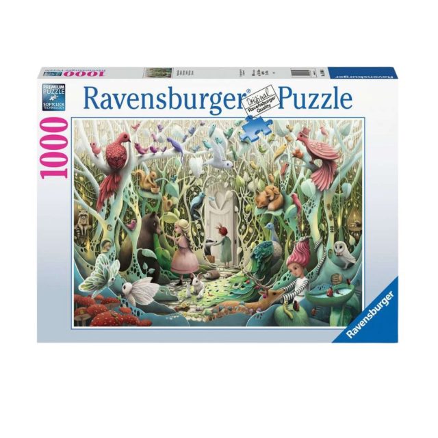 The Secret Garden Ravensburger The Secret Garden 1000 piece puzzle box featuring whimsical garden artwork