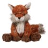 Soft plush Autumn Fox character sitting with fluffy tail and detailed fur markings