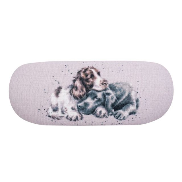 Wrendale 'Growing Old Together' Spaniel and Labrador Glasses Case