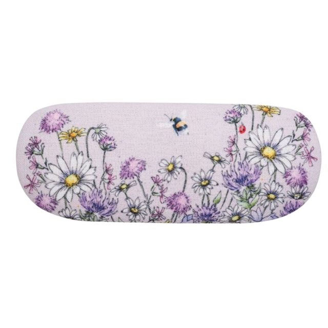 Wrendale 'Just Bee-cause' Bee Glasses Case Wrendale glasses case with bee and flower design on light background