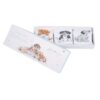Set of three Wrendale 'Little Paws' Dog baby socks in gift box with animal designs