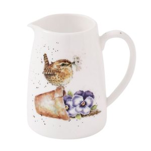 Wrendale 'Pottering About' Wren Posy Jug