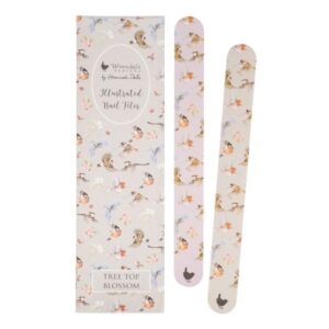 Wrendale Tree Tops Nail File Set Wrendale Tree Tops nail file set with two bird illustration files and matching patterned pouch