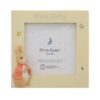 Flopsy New Baby Photo Frame cream colour with Peter Rabbit figure and New Baby text