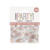 UNIQUE ROSE GOLD 16TH CONFETTI Pack of Unique Party rose gold glitz confetti with 16th birthday design