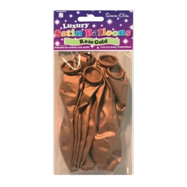 Simon Elvin Satin Rose Gold Balloons