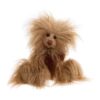 Charlie Bears Tater Tot with long-pile light brown plush fur and dark brown nose
