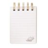 Inside page of Wrendale Secrets of the Sea Nature Field Notebook with lined paper and seashell illustration