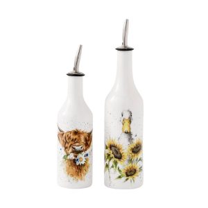 Wrendale Cow and Duck Oil and Vinegar Set