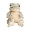 Wrendale 'Elliott' Frog Character Plush Wrendale Elliott Frog Character sitting with textured grey and cream fur