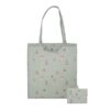 Wrendale 'Garden Friends' Animal Foldable Shopping Bag Wrendale 'Garden Friends' foldable shopping bag in green with animal and nature print folded small