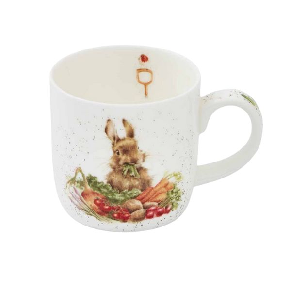 Wrendale 'Grow Your Own' Rabbit Mug