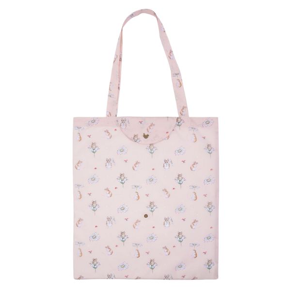 Wrendale 'Oops a Daisy' Mouse Foldable Shopping Bag Wrendale 'Oops a Daisy' Mouse Foldable Shopping Bag
