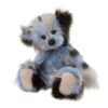 Charlie Bears Miss Liddell Charlie Bears Miss Liddell plush teddy bear with blue organza bow sitting upright