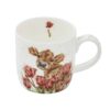 Wrendale 'Bessie' Cow Mug with cow face and tulip flowers on front