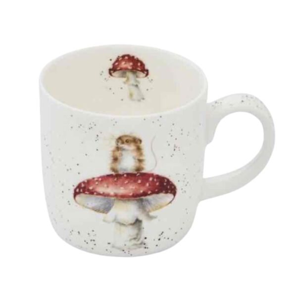 Wrendale Designs 'Hes's a Fun-gi' Mouse & Toadstool Mug Wrendale Designs 'Hes's a Fun-gi' Mouse & Toadstool Mug