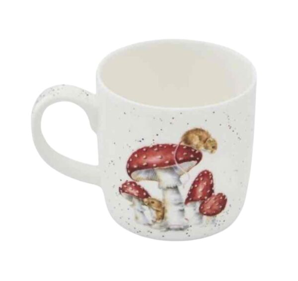 Wrendale Designs 'Hes's a Fun-gi' Mouse & Toadstool Mug Wrendale Designs 'Hes's a Fun-gi' Mouse & Toadstool Mug