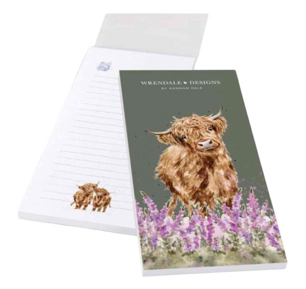 Wrendale 'Gentle Giant' Highland Cow Shopping Pad Wrendale 'Gentle Giant' Highland Cow Shopping Pad