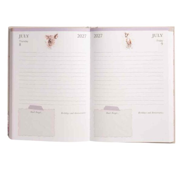 Wrendale Desk Diary - 2027