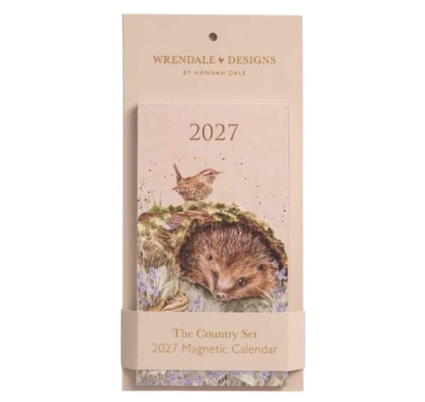 Wrendale Magnetic Slim Calendar - 2027