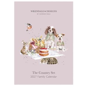 Wrendale 'The Country Set' Family Calendar - 2027