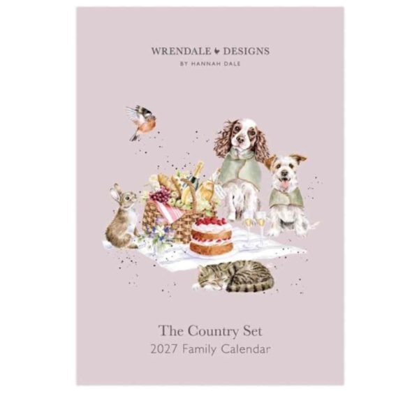 Wrendale 'The Country Set' Family Calendar - 2027