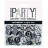 Black Glitz '13th Birthday' Holographic Assorted Table Confetti