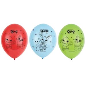 Amscan Bing Latex Balloons - Pack Of 6