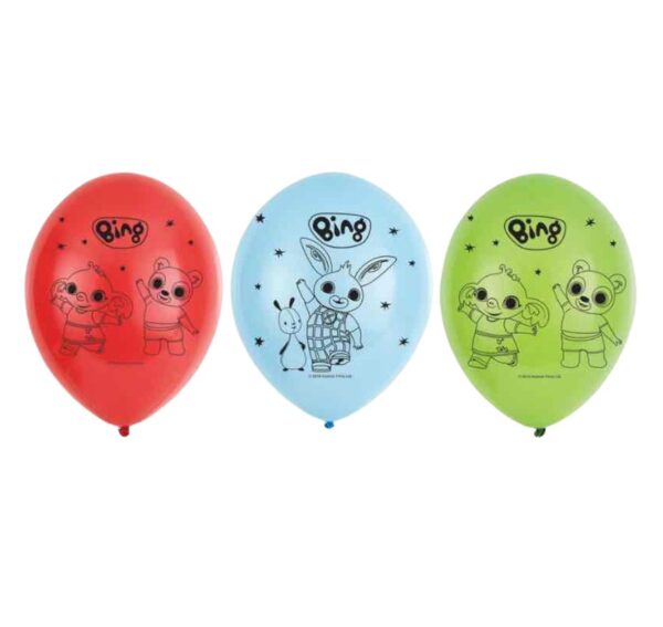 Amscan Bing Latex Balloons - Pack Of 6