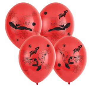 Amscan Marvel Spiderman Latex Balloons 11inch - Pack Of 6