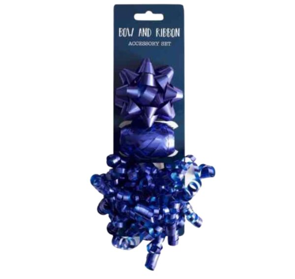 Blue Bow And Ribbon - Accessory Set Blue Bow And Ribbon - Accessory Set